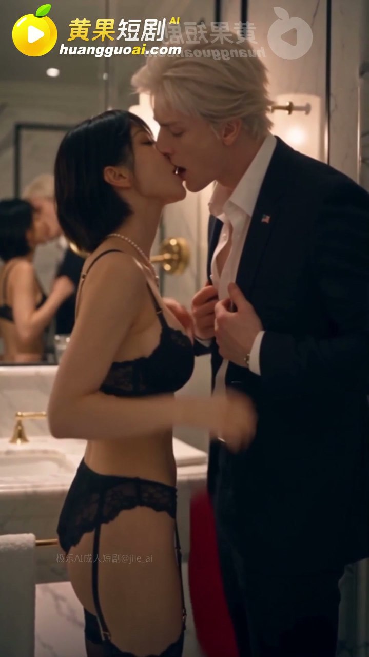 AI成人短剧 总统爱上了大洋彼岸的我 第1集 商务会谈后总统在洗手间撞破首相的隐秘情欲
