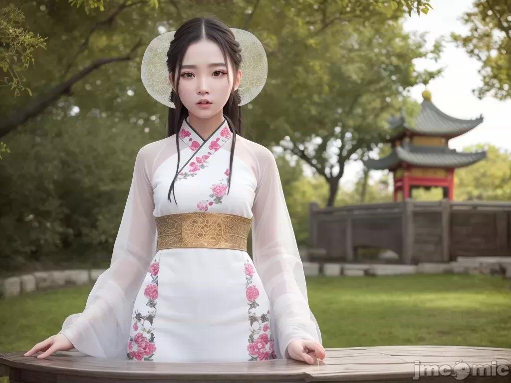[AI Generated]-AI girl -Hanfu01 第1话，第 54 页