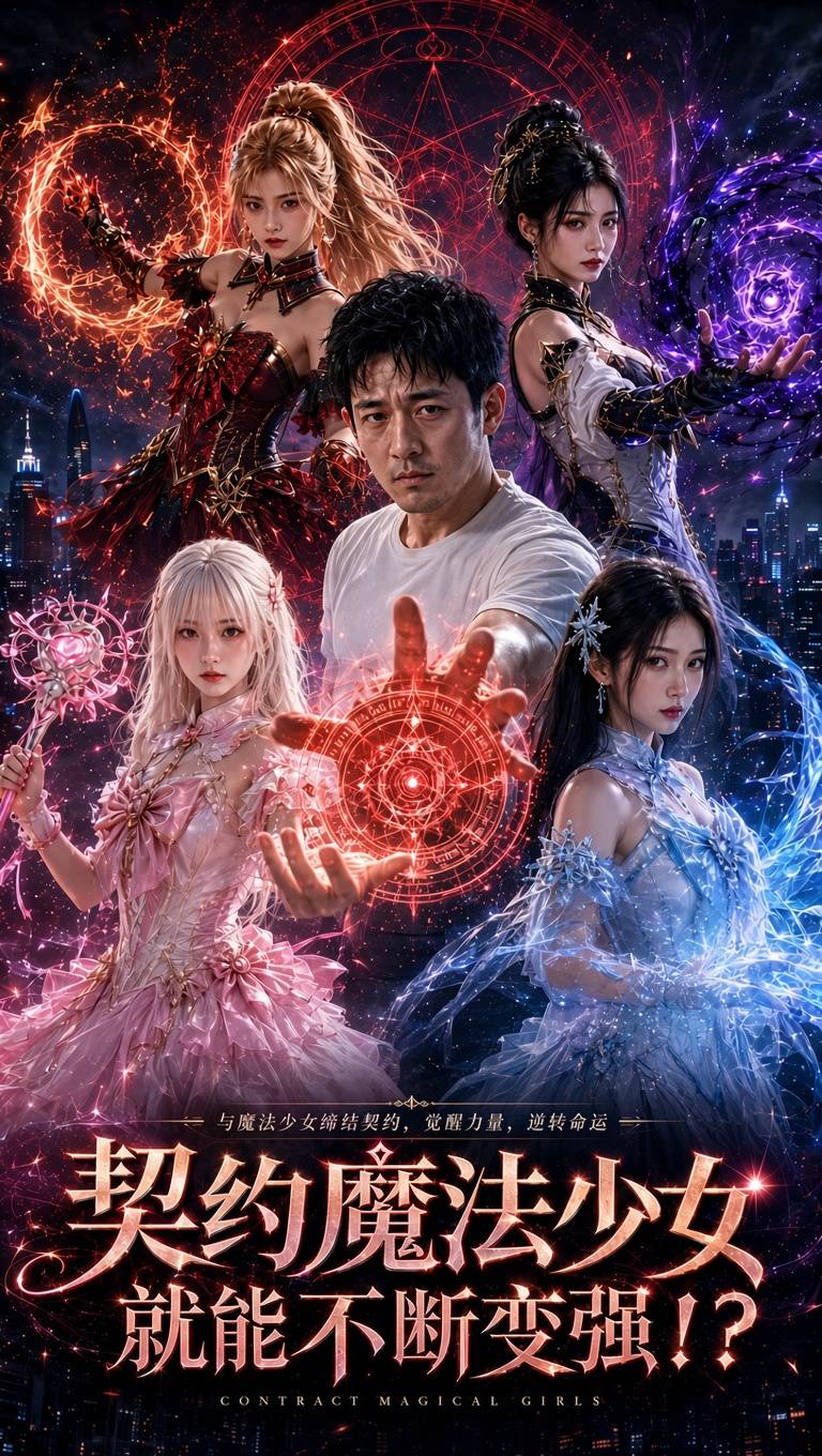 โปสเตอร์สำหรับ 契约魔法少女就能不断变强EP4