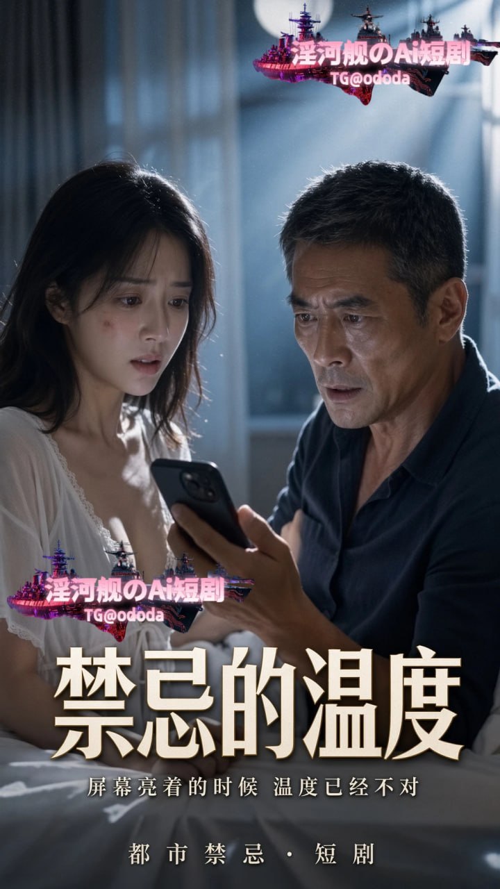 AI成人短剧 禁忌的温度 第5集 儿媳深夜真空潜入公公房内跨坐索欢