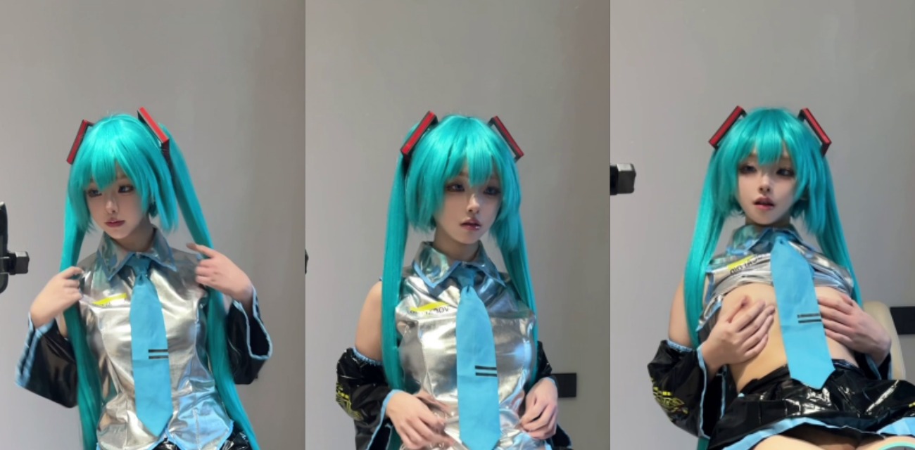 推特极品福利姬 悠宝三岁 COS初音未来 高举黑丝细长双腿 白虎被玩具插到高潮 | 麻豆瓜网｜麻豆传媒旗下的免费成人吃瓜黑料网