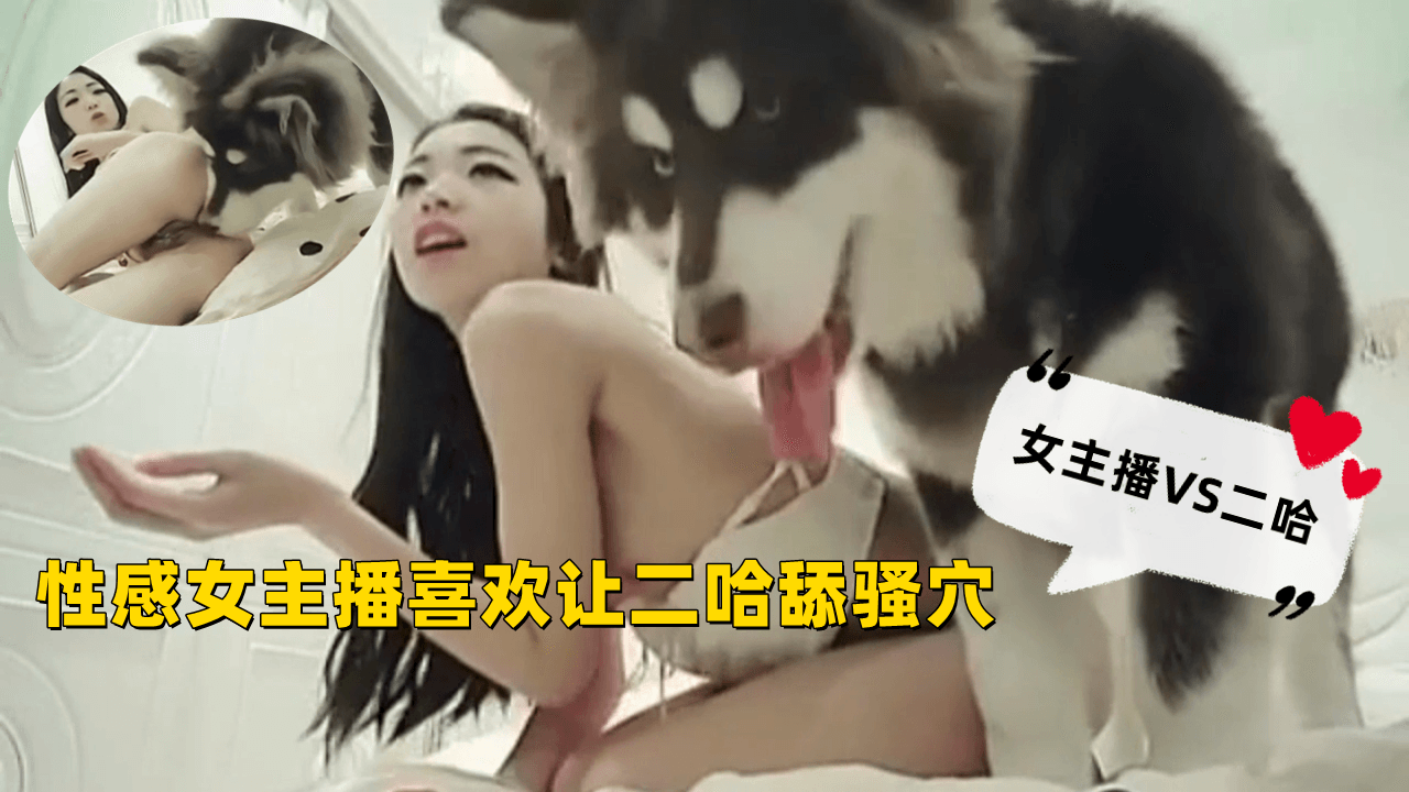 Poster for 人与兽性感女主播与二哈的淫乱