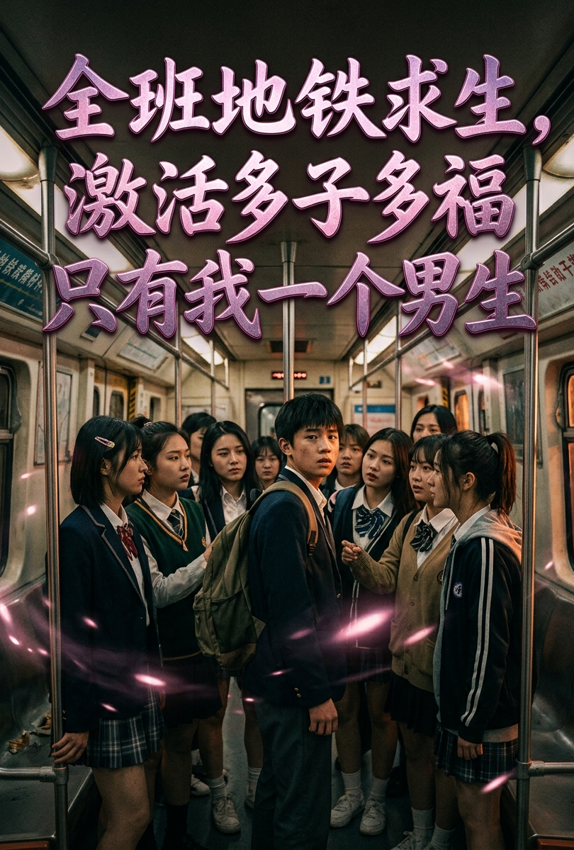 Плакат для 全班地铁求生，只有我一个男生，多子多福