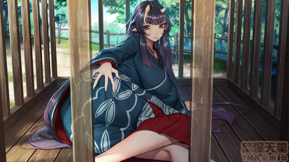 [POISON] 孕み鬼～鬼畜異形に蹂躙される巨乳鬼娘～, 페이지 2